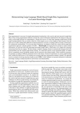 Democratizing Large Language Model-Based Graph Data Augmentation via Latent Knowledge Graphs