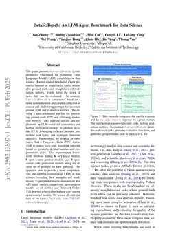 DataSciBench: An LLM Agent Benchmark for Data Science