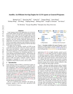 Autellix: An Efficient Serving Engine for LLM Agents as General Programs