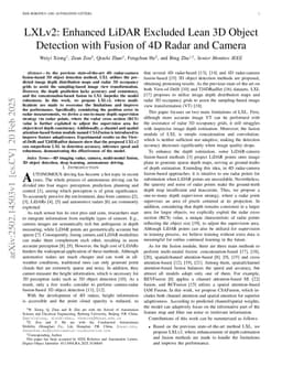 LXLv2: Enhanced LiDAR Excluded Lean 3D Object Detection with Fusion of 4D Radar and Camera