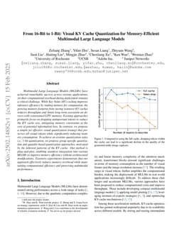 CalibQuant: 1-Bit KV Cache Quantization for Multimodal LLMs