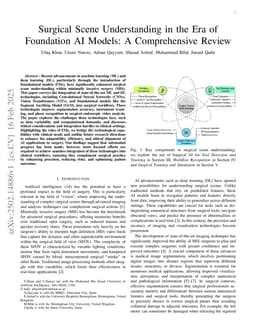 Surgical Scene Understanding in the Era of Foundation AI Models: A Comprehensive Review