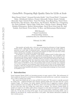 GneissWeb: Preparing High Quality Data for LLMs at Scale