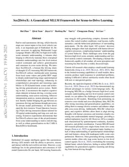 Sce2DriveX: A Generalized MLLM Framework for Scene-to-Drive Learning