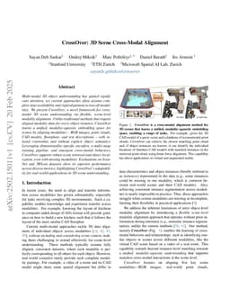 CrossOver: 3D Scene Cross-Modal Alignment