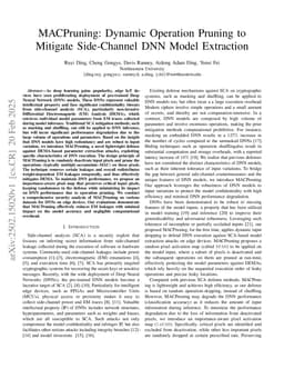 MACPruning: Dynamic Operation Pruning to Mitigate Side-Channel DNN Model Extraction