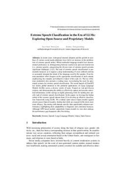 Extreme Speech Classification in the Era of LLMs: Exploring Open-Source and Proprietary Models