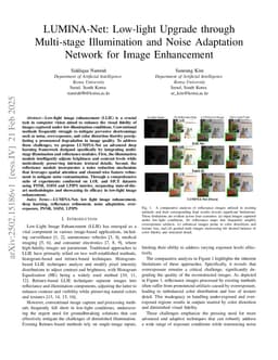 LUMINA-Net: Low-light Upgrade through Multi-stage Illumination and Noise Adaptation Network for Image Enhancement