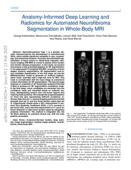 Anatomy-Informed Deep Learning and Radiomics for Automated Neurofibroma Segmentation in Whole-Body MRI