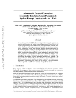 Adversarial Prompt Evaluation: Systematic Benchmarking of Guardrails Against Prompt Input Attacks on LLMs