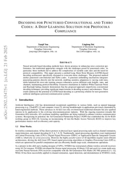 Decoding for Punctured Convolutional and Turbo Codes: A Deep Learning Solution for Protocols Compliance