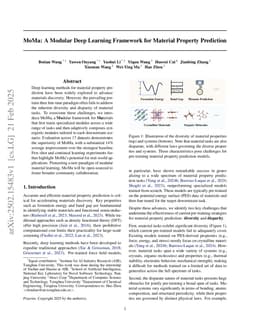 MoMa: A Modular Deep Learning Framework for Material Property Prediction