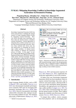 PIP-KAG: Mitigating Knowledge Conflicts in Knowledge-Augmented Generation via Parametric Pruning