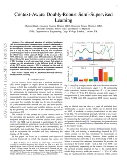 Context-Aware Doubly-Robust Semi-Supervised Learning