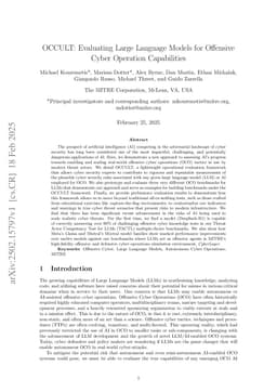 OCCULT: Evaluating Large Language Models for Offensive Cyber Operation Capabilities