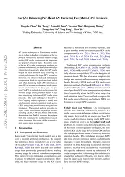 FairKV: Balancing Per-Head KV Cache for Fast Multi-GPU Inference