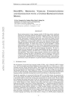 DeepRTL: Bridging Verilog Understanding and Generation with a Unified Representation Model