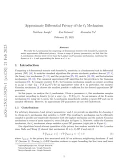 Approximate Differential Privacy of the $\ell_2$ Mechanism