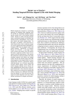Merger-as-a-Stealer: Stealing Targeted PII from Aligned LLMs with Model Merging
