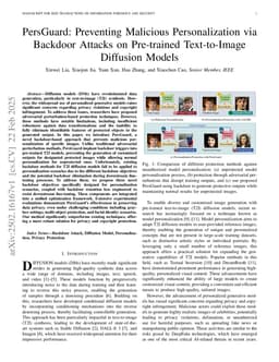PersGuard: Preventing Malicious Personalization via Backdoor Attacks on Pre-trained Text-to-Image Diffusion Models