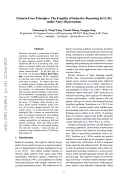 Patterns Over Principles: The Fragility of Inductive Reasoning in LLMs under Noisy Observations
