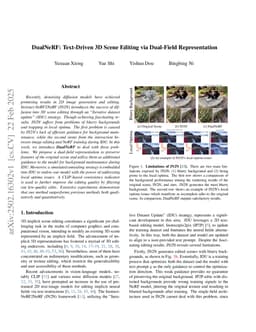 DualNeRF: Text-Driven 3D Scene Editing via Dual-Field Representation