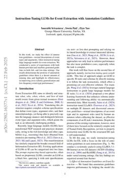 Instruction-Tuning LLMs for Event Extraction with Annotation Guidelines