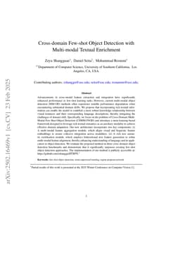 Cross-domain Few-shot Object Detection with Multi-modal Textual Enrichment