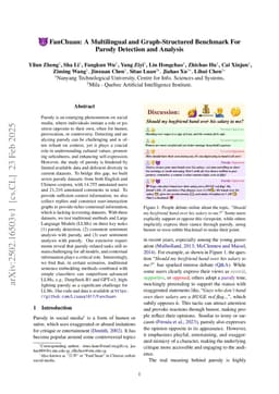 FanChuan: A Multilingual and Graph-Structured Benchmark For Parody Detection and Analysis