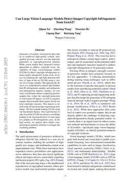 Can Large Vision-Language Models Detect Images Copyright Infringement from GenAI?