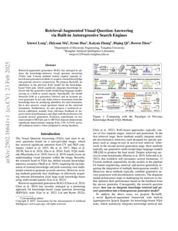 Retrieval-Augmented Visual Question Answering via Built-in Autoregressive Search Engines