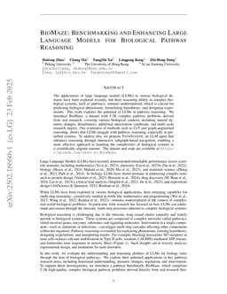 BioMaze: Benchmarking and Enhancing Large Language Models for Biological Pathway Reasoning