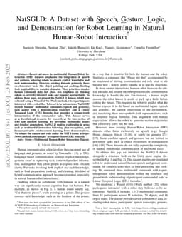 NatSGLD: A Dataset with Speech, Gesture, Logic, and Demonstration for Robot Learning in Natural Human-Robot Interaction