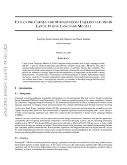 Exploring Causes and Mitigation of Hallucinations in Large Vision Language Models