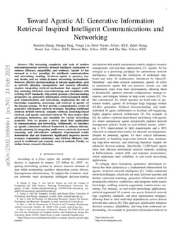 Toward Agentic AI: Generative Information Retrieval Inspired Intelligent Communications and Networking