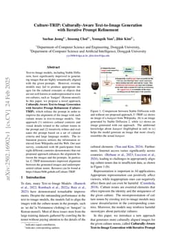 Culture-TRIP: Culturally-Aware Text-to-Image Generation with Iterative Prompt Refinment