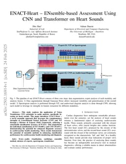 ENACT-Heart -- ENsemble-based Assessment Using CNN and Transformer on Heart Sounds