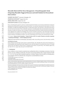 Wearable Meets LLM for Stress Management: A Duoethnographic Study Integrating Wearable-Triggered Stressors and LLM Chatbots for Personalized Interventions