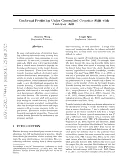 Conformal Prediction Under Generalized Covariate Shift with Posterior Drift