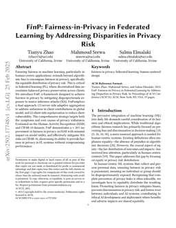 FinP: Fairness-in-Privacy in Federated Learning by Addressing Disparities in Privacy Risk