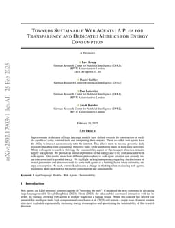 Towards Sustainable Web Agents: A Plea for Transparency and Dedicated Metrics for Energy Consumption