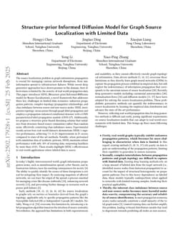 Structure-prior Informed Diffusion Model for Graph Source Localization with Limited Data