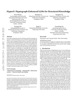 HyperG: Hypergraph-Enhanced LLMs for Structured Knowledge