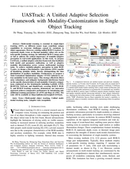 UASTrack: A Unified Adaptive Selection Framework with Modality-Customization in Single Object Tracking