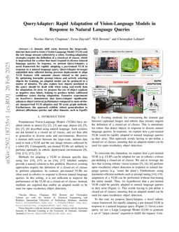 QueryAdapter: Rapid Adaptation of Vision-Language Models in Response to Natural Language Queries