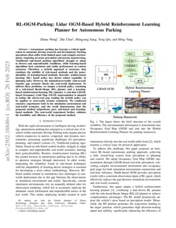 RL-OGM-Parking: Lidar OGM-Based Hybrid Reinforcement Learning Planner for Autonomous Parking