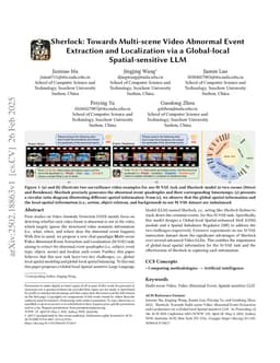 Sherlock: Towards Multi-scene Video Abnormal Event Extraction and Localization via a Global-local Spatial-sensitive LLM
