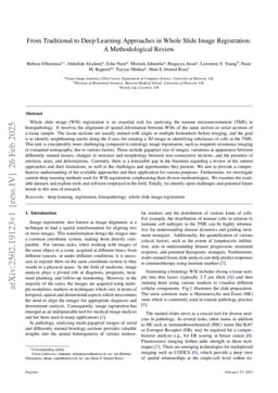 From Traditional to Deep Learning Approaches in Whole Slide Image Registration: A Methodological Review