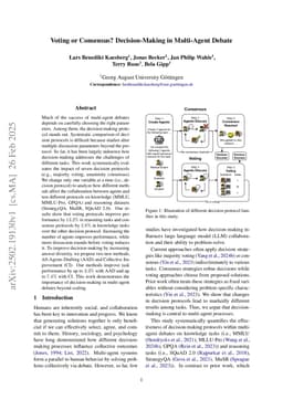 Voting or Consensus? Decision-Making in Multi-Agent Debate