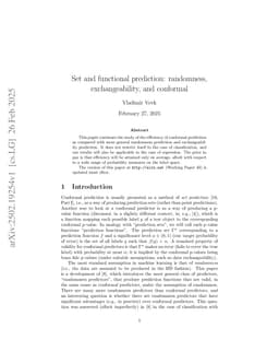 Universality of conformal prediction under the assumption of randomness
